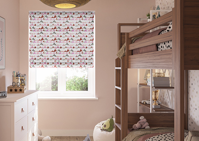 Cloudy Peaks, Petal - Roman Blind - Image 3